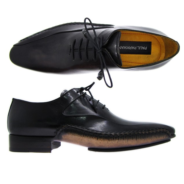 Paul Parkman Side Sewn Oxfords Black