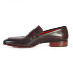 Paul Parkman Calfskin Strap Loafers Purple / Black