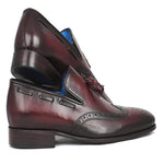 Paul Parkman Calfskin Wingtip Tassel Loafers Bordeaux