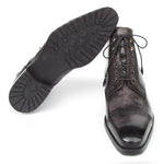 Paul Parkman Cap Toe Boots Gray / Black