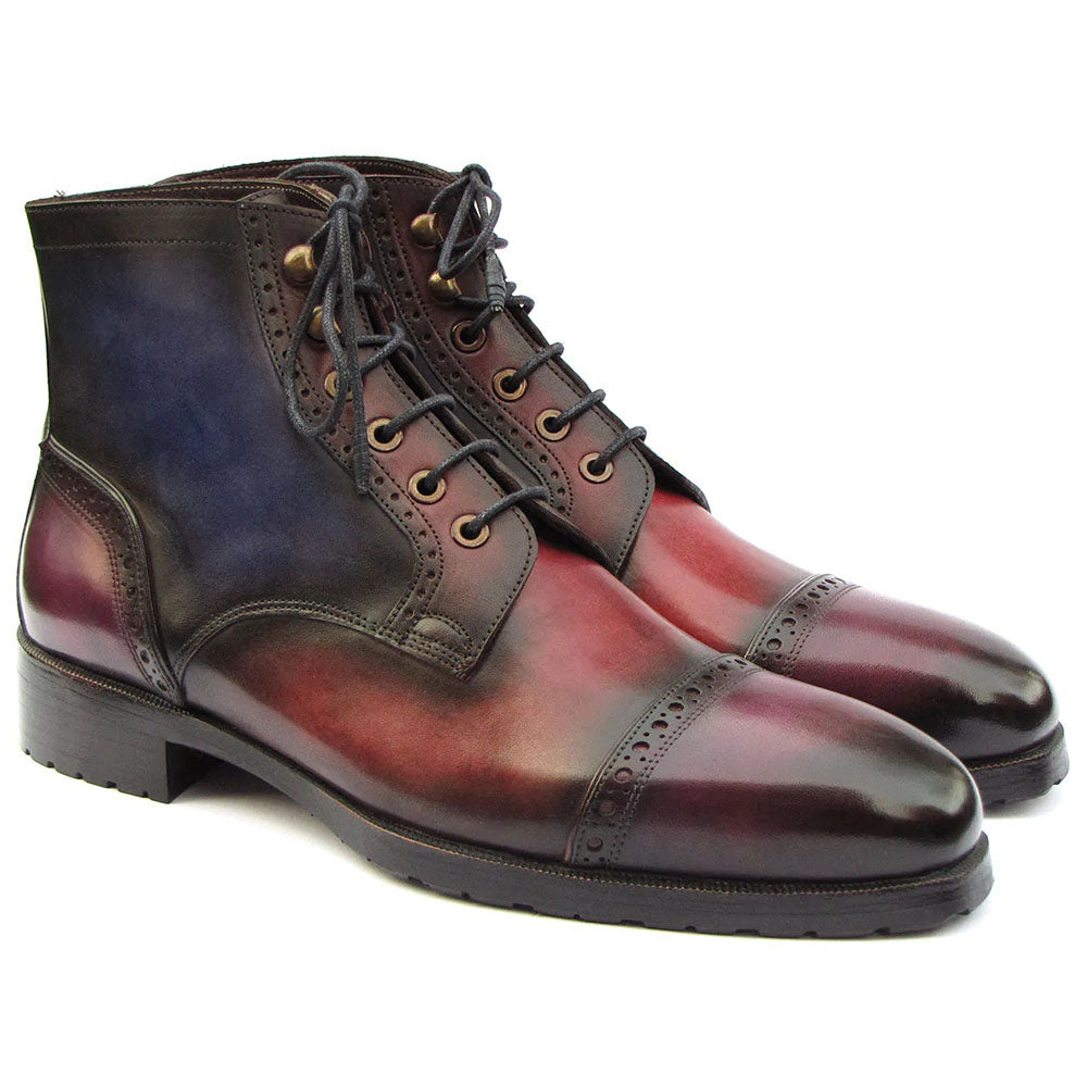 Paul Parkman Cap Toe Boots Multicolor
