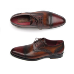 Paul Parkman Cap Toe Brogues Bordeaux / Tobacco