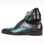 Paul Parkman Cap Toe Oxfords Purple / Turquoise