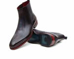 Paul Parkman Chelsea Boots Navy / Bordeaux