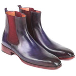 Paul Parkman Chelsea Boots Navy & Purple