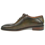 Paul Parkman Genuine Ostrich Leg Bicycle Toe Oxfords Green