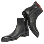 Paul Parkman Floater Leather Boots Black