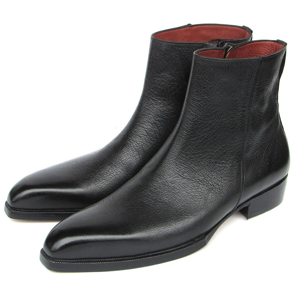 Paul Parkman Floater Leather Boots Black