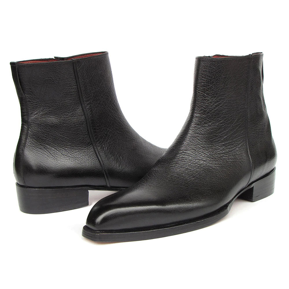 Paul Parkman Floater Leather Boots Black