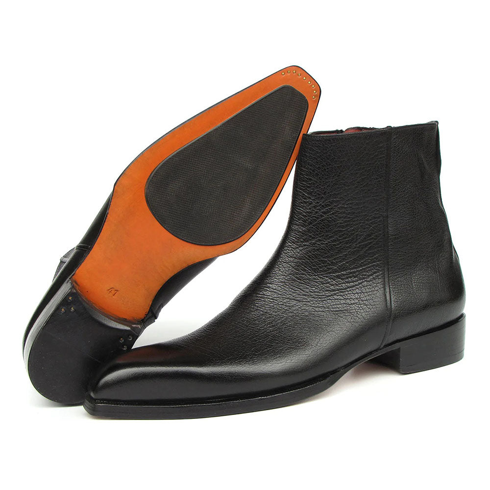Paul Parkman Floater Leather Boots Black