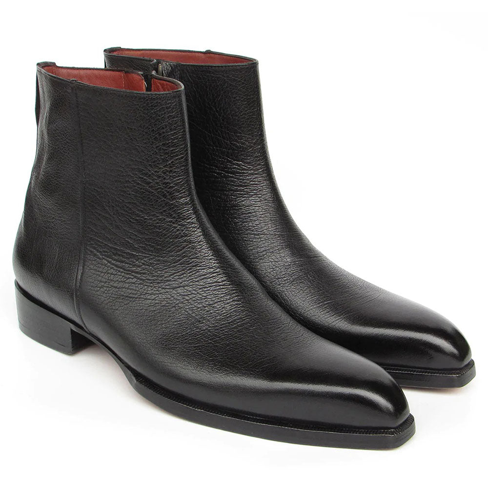 Paul Parkman Floater Leather Boots Black