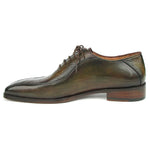 Paul Parkman Genuine Ostrich Leg Bicycle Toe Oxfords Green