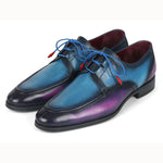 Paul Parkman Ghillie Lacing Dress Shoes Blue / Purple