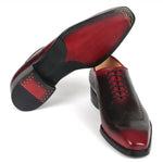 Paul Parkman Goodyear Welt Oxford Shoes Red / Black