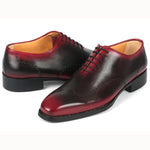 Paul Parkman Goodyear Welt Oxford Shoes Red / Black