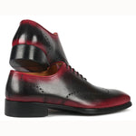 Paul Parkman Goodyear Welt Oxford Shoes Red / Black