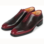 Paul Parkman Goodyear Welt Oxford Shoes Red / Black