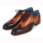 Paul Parkman Goodyear Welt Oxford Shoes Two Tone Brown
