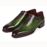 Paul Parkman Goodyear Welt Wholecut Oxfords Green / Bordeaux