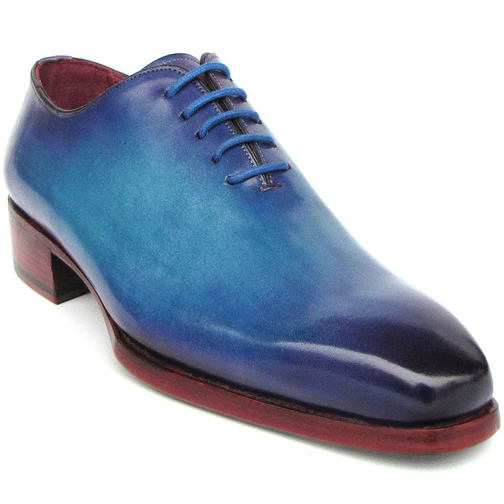 Paul Parkman Goodyear Welted Wholecut Oxfords Blue / Turquoise