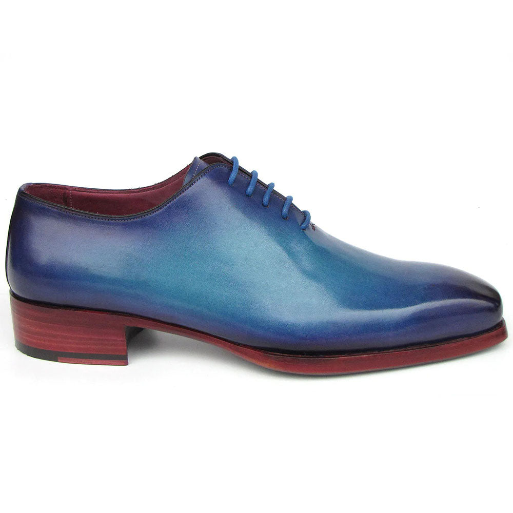 Paul Parkman Goodyear Welted Wholecut Oxfords Blue / Turquoise