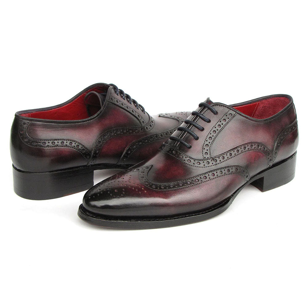 Paul Parkman Goodyear Welted Wingtip Oxford Bordeaux