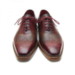 Paul Parkman Goodyear Welt Wingtip Oxfords Bordeaux / Camel
