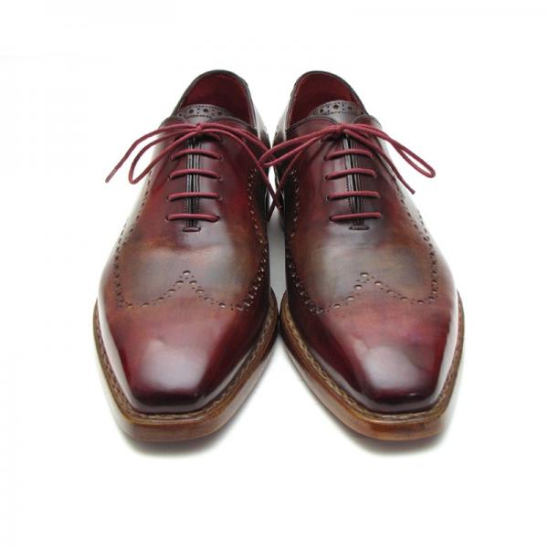 Paul Parkman Goodyear Welt Wingtip Oxfords Bordeaux / Camel