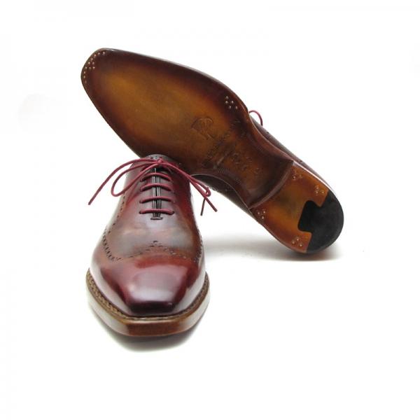 Paul Parkman Goodyear Welt Wingtip Oxfords Bordeaux / Camel