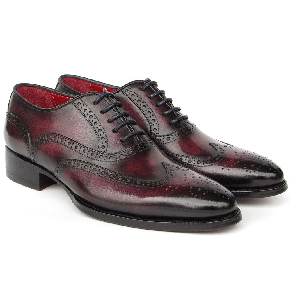 Paul Parkman Goodyear Welted Wingtip Oxford Bordeaux