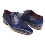 Paul Parkman Side Sewn Brogues Blue