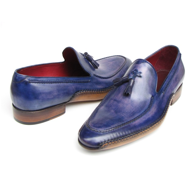 Paul Parkman Tassel Loafers Blue / Purple