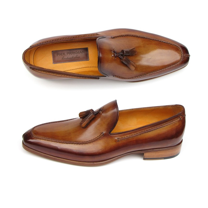 Paul Parkman Tassel Loafers Camel / Brown
