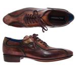 Paul Parkman Hand Painted Dress Shoes Brown