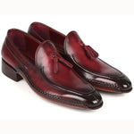Paul Parkman Hand-Sewn Tassel Loafers Bordeaux