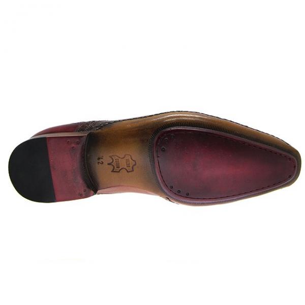 Paul Parkman Handmade Cap Toe Brogues Bordeaux/Tobacco