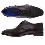 Paul Parkman Handmade Cap Toe Oxfords Dark Brown