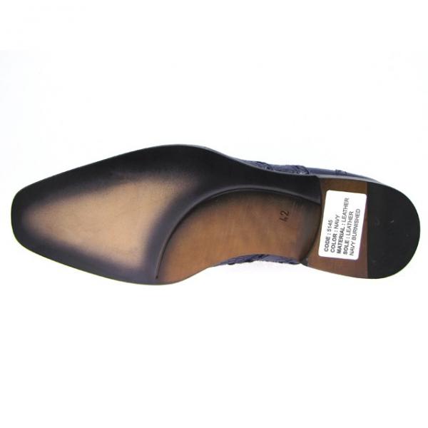 Paul Parkman Handmade Cap Toe Oxfords Navy