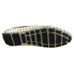 Paul Parkman Handmade Croco Driving Moccasins Beige 