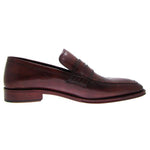 Paul Parkman Handmade Penny Loafers Antiqued Bordeaux