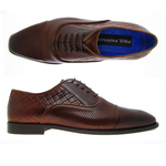 Paul Parkman Handmade Perforated Oxfords Brown