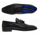 Paul Parkman Handmade Tassel Loafers Black