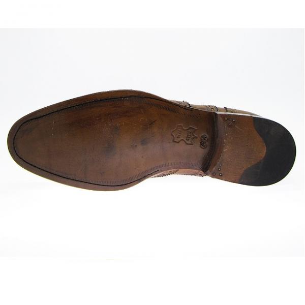 Paul Parkman Handmade Wingtip Brogues Burnished Olive