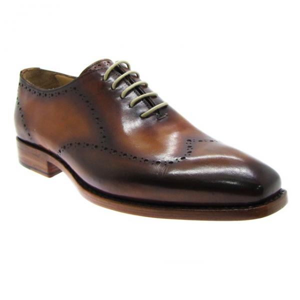 Paul Parkman Handmade Wingtip Wholecut Brogues Brown