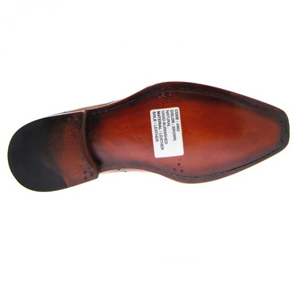 Paul Parkman Handmade Wingtip Wholecut Brogues Brown
