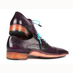 Paul Parkman Handsewn Captoe Oxfords Purple