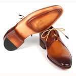 Paul Parkman Handsewn Ghillie Lacing Shoes Light Brown
