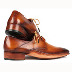 Paul Parkman Handsewn Ghillie Lacing Shoes Light Brown