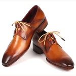 Paul Parkman Handsewn Ghillie Lacing Shoes Light Brown
