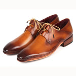 Paul Parkman Handsewn Ghillie Lacing Shoes Light Brown